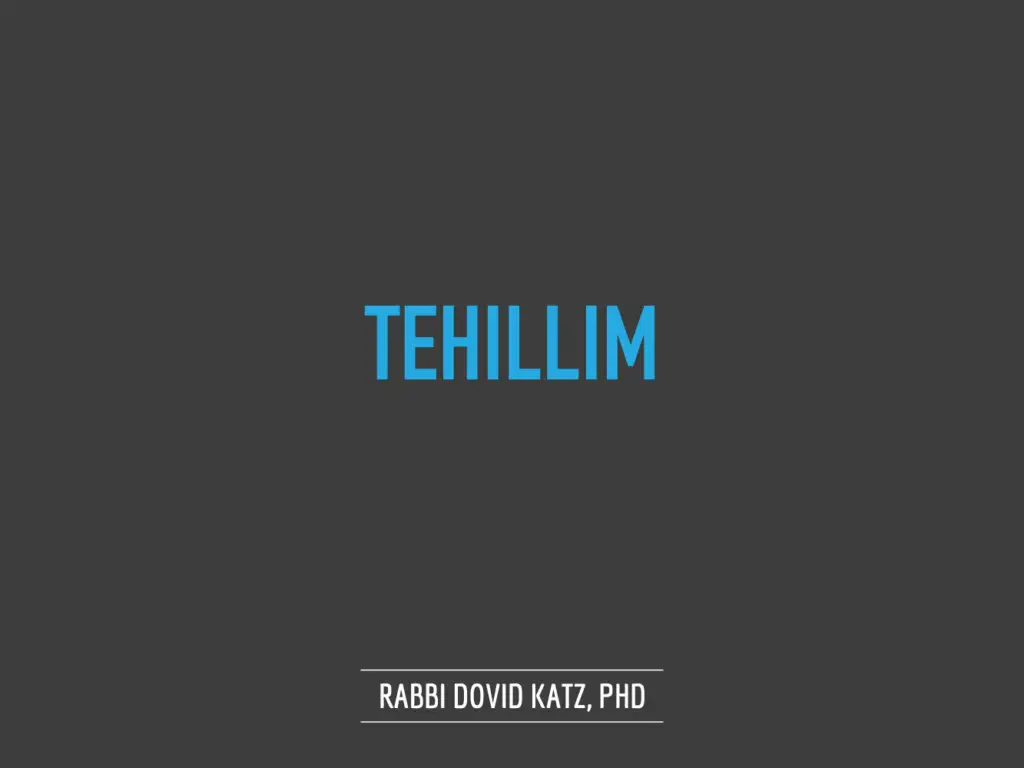 Tehillim